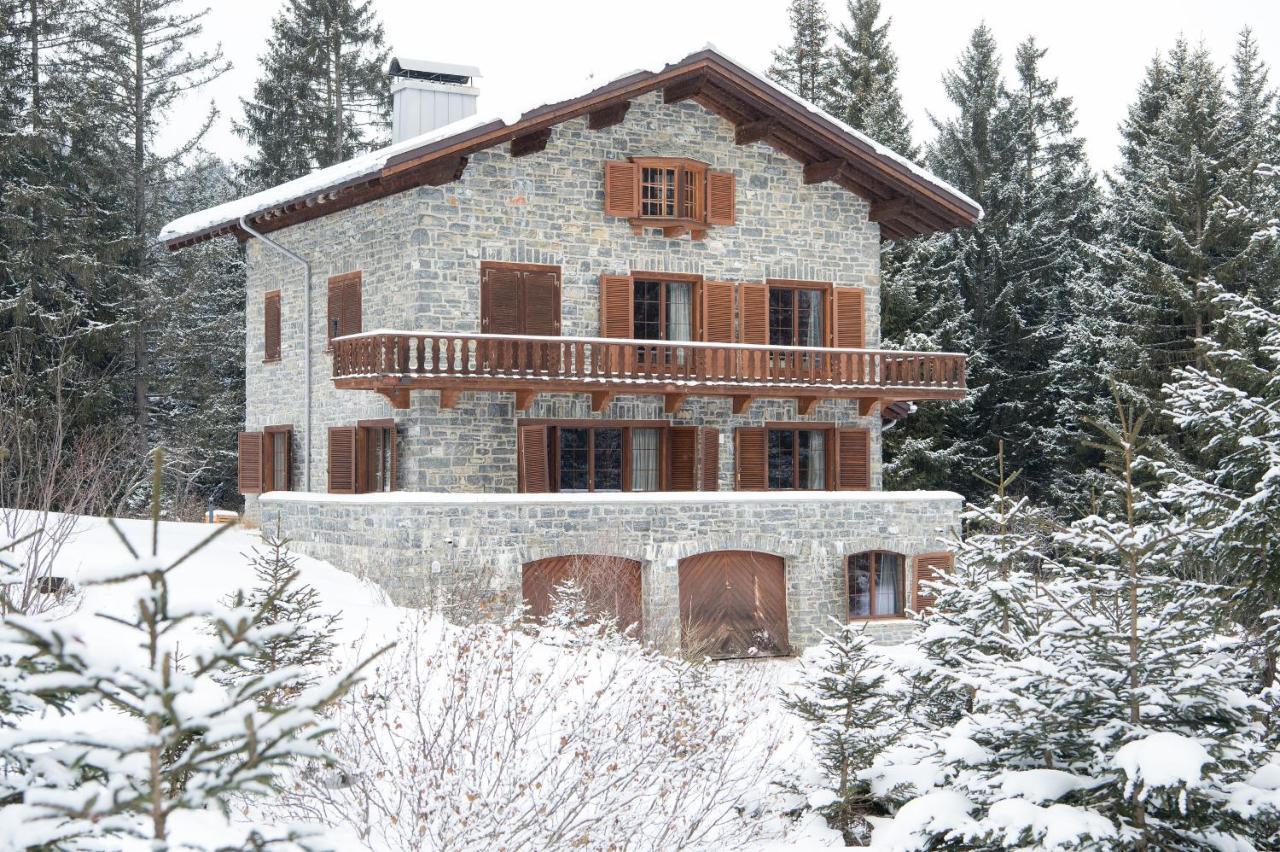 Residence For 12 Persons Chalet Crestas-Lenzerheide Ngoại thất bức ảnh